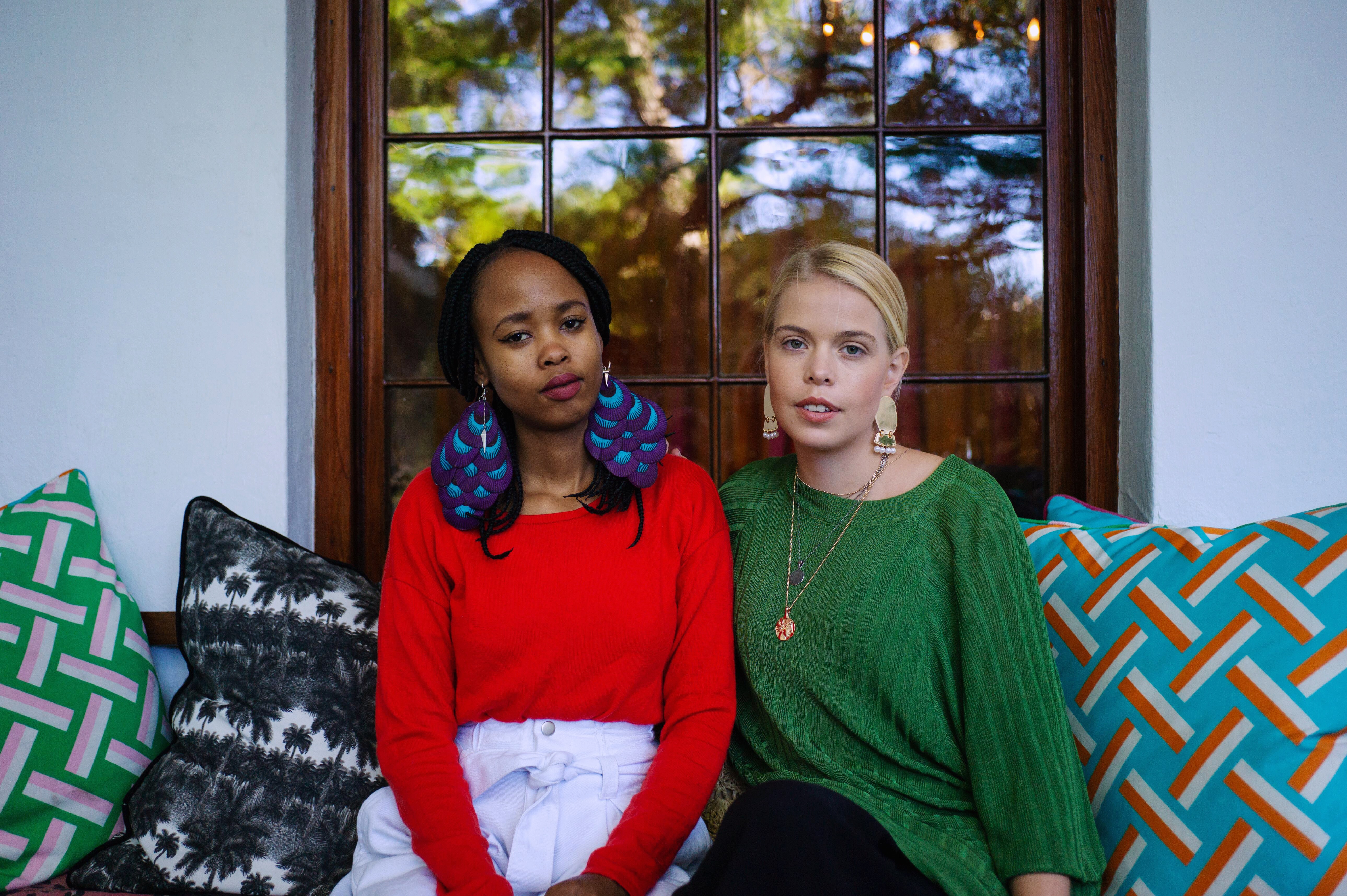 Sinola Mkaza and Andrina Stauffer